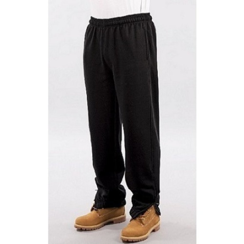 🆕 FLEECE SWEATPANTS - CITY LAB - BLACK - MEN - SMALL - LARGE